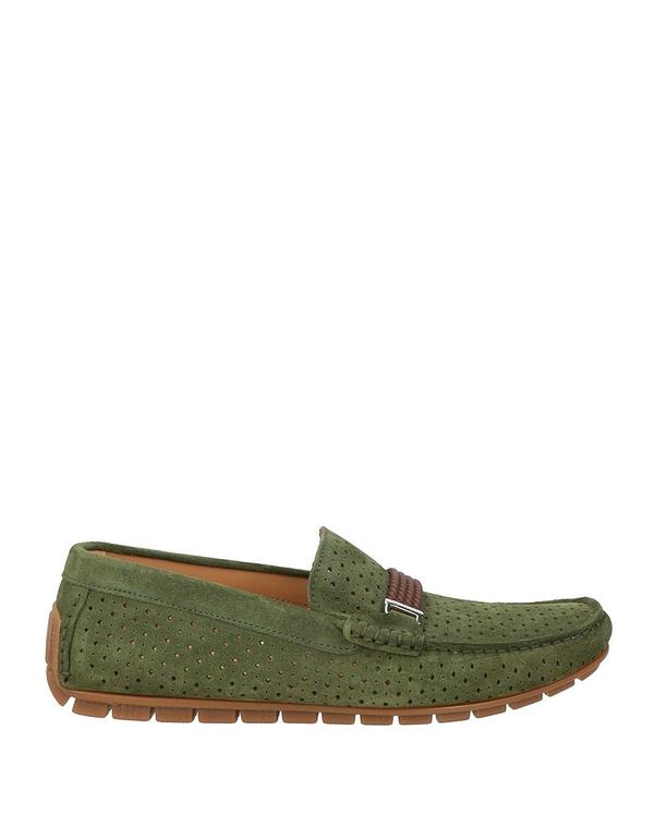 ボールディーニ メンズ シューズ スリッポン・ローファー BALDININI モカシン Green 緑であること
