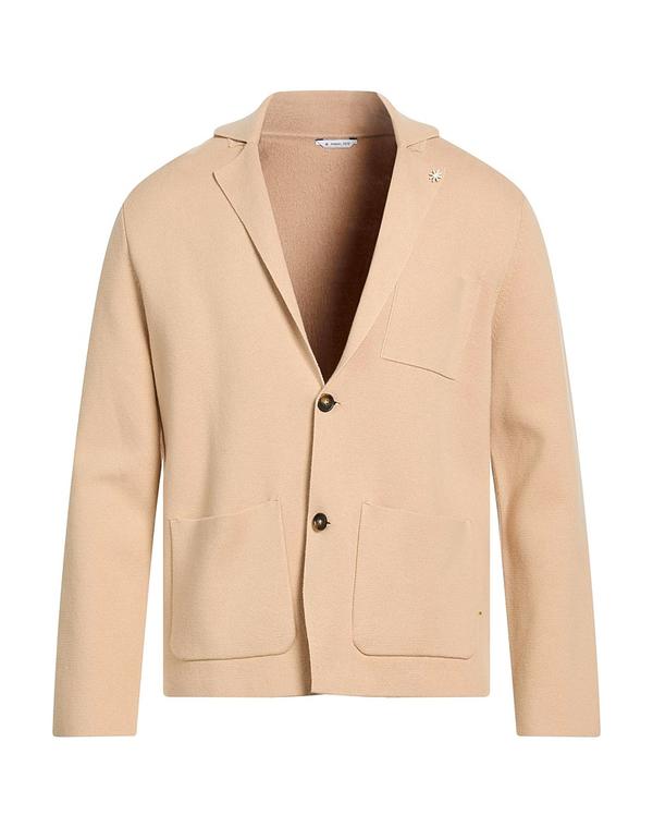マニュエル リッツ メンズ アウター ジャケット・ブルゾン MANUEL RITZ テーラードジャケット Camel キャメル｜ReVida 店