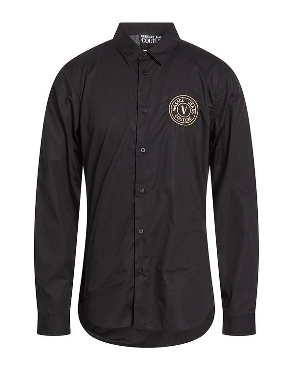 ヴェルサーチ メンズ トップス シャツ VERSACE JEANS COUTURE シャツ Black ブラック｜ReVida 店