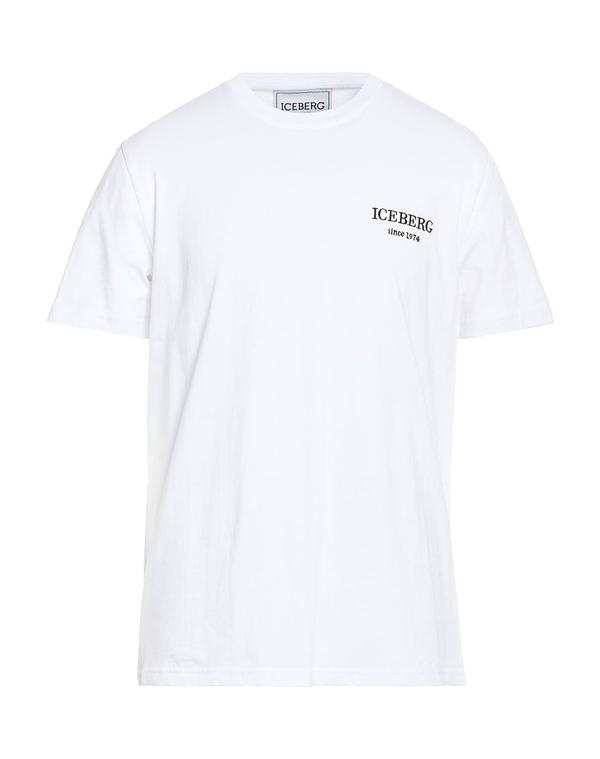 アイスバーグ メンズ トップス Tシャツ ICEBERG ベーシック Tシャツ White ホワイト｜ReVida 店