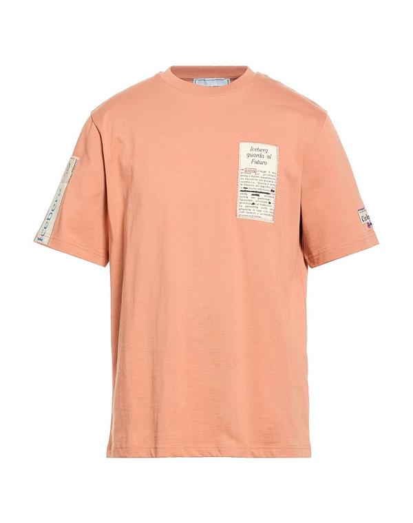 アイスバーグレタス メンズ トップス プルオーバー ICEBERG Ｔシャツ Camel 駱駝