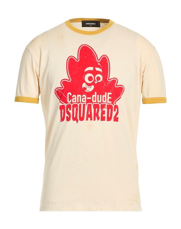 ディースクエアード メンズ トップス Tシャツ DSQUARED2 Tシャツ Beige ベージュ