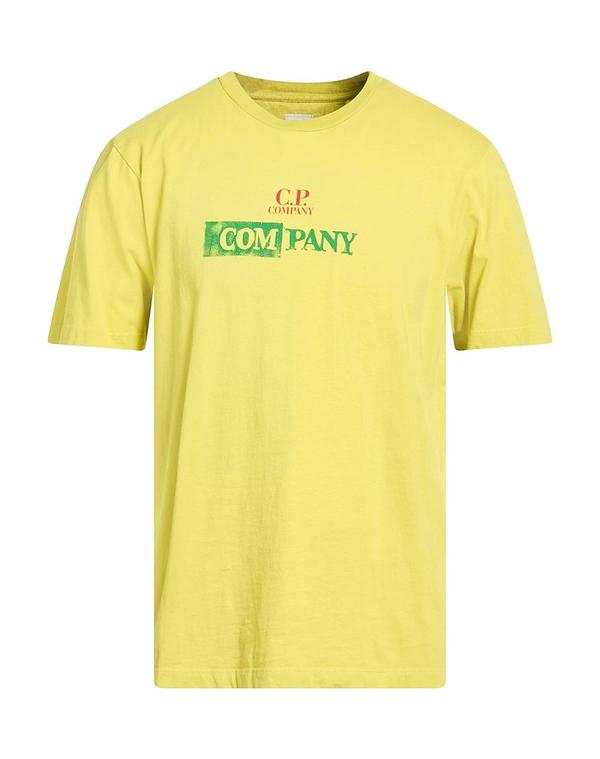 シーピーカンパニー メンズ トップス プルオーバー C.P. COMPANY Ｔシャツ Lime Green 菩提樹
