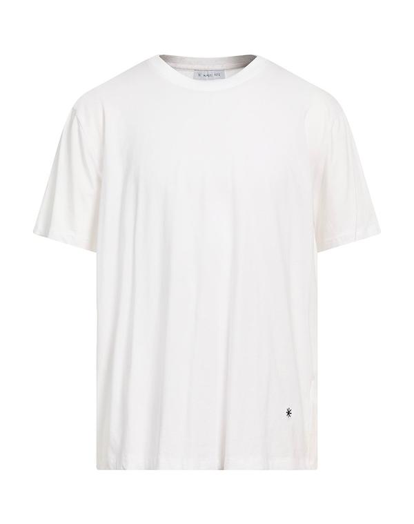 マニュエル リッツ メンズ トップス Tシャツ MANUEL RITZ Ｔシャツ White ホワイト