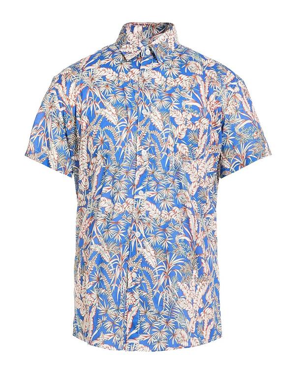 ダニエレ アレッサンドリー二 メンズ トップス シャツ DANIELE ALESSANDRINI HOMME 柄入りシャツ Blue ブルー｜ReVida 店