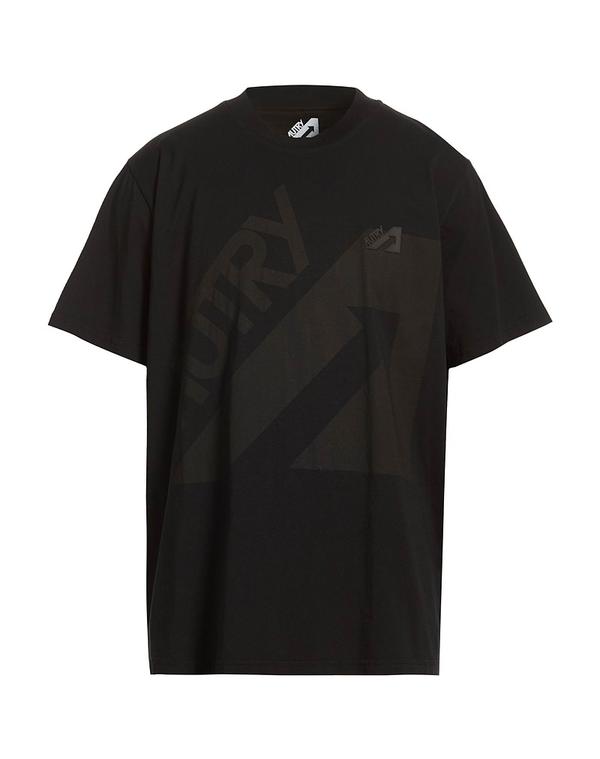 オートリ— メンズ トップス Tシャツ AUTRY Tシャツ Black ブラック|ReVida 店