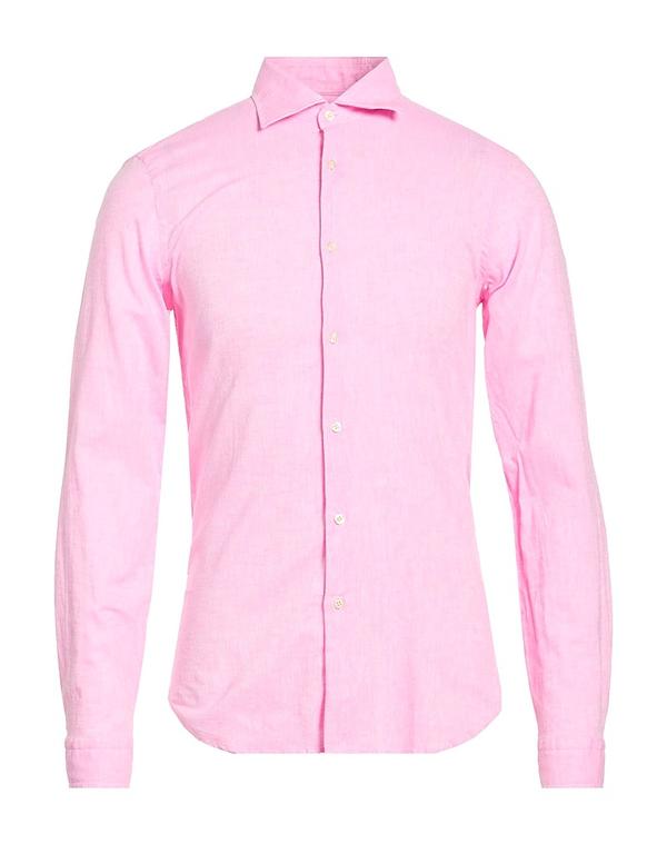 マニュエル リッツ メンズ トップス プルオーバー MANUEL RITZ リネンプルオーバー Pink サクラ色