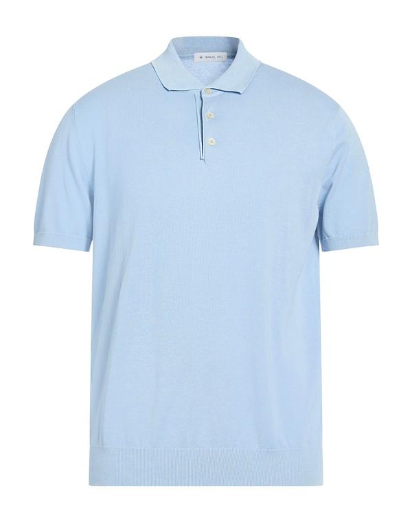 マニュエル リッツ メンズ トップス シャツ MANUEL RITZ プルオーバー Azure Blue ブルー