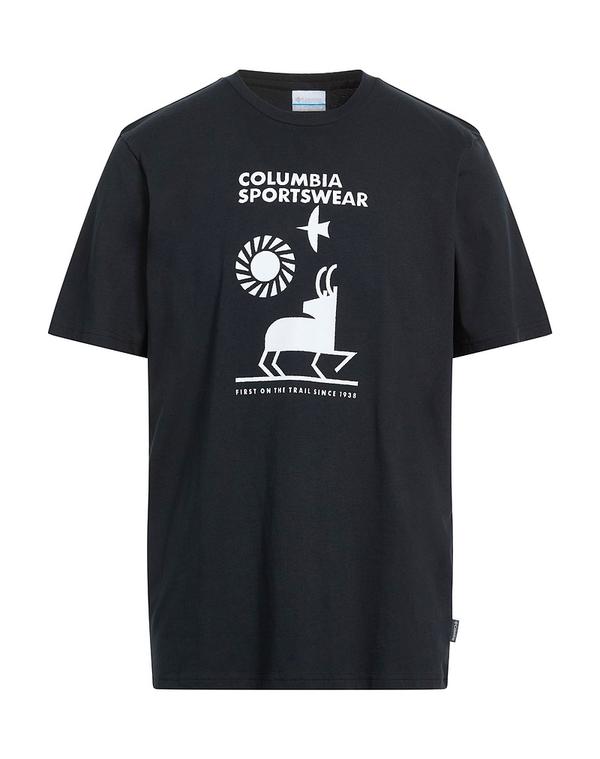 コロンビア メンズ トップス Tシャツ COLUMBIA Ｔシャツ Black ブラック