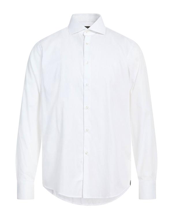 マニュエル リッツ メンズ トップス シャツ MANUEL RITZ 柄入りシャツ White ホワイト