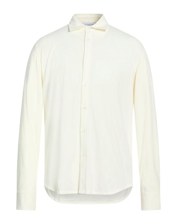 マニュエル リッツ メンズ トップス シャツ MANUEL RITZ 無地シャツ Off-White オフホワイト