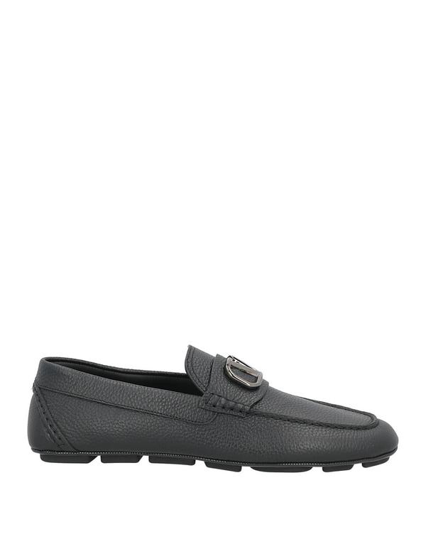 ヴァレンティノ メンズ シューズ スリッポン・ローファー VALENTINO GARAVANI モカシン Black 黒いこと