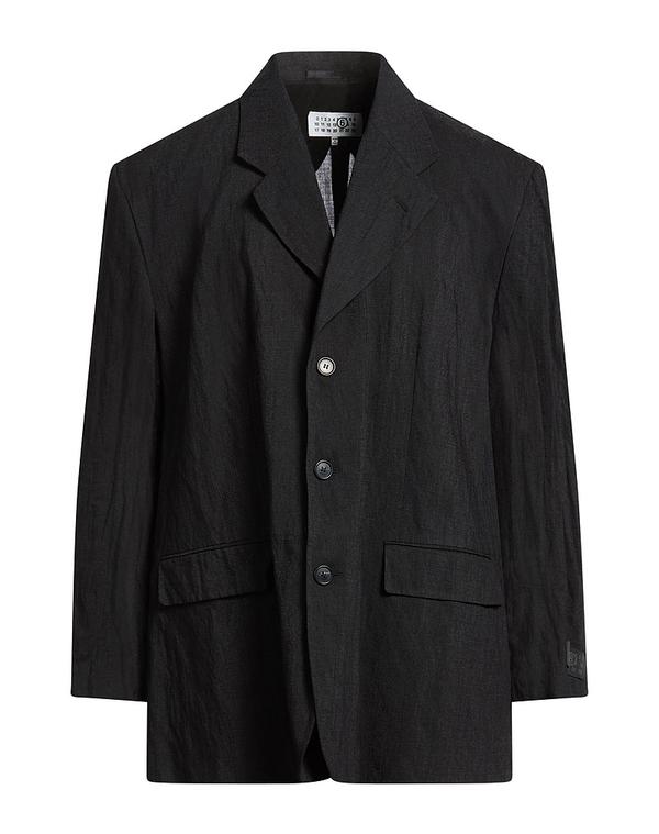 マルタンマルジェラ メンズ アウター ジャケット・ブルゾン MM6 MAISON MARGIELA テーラードジャケット Black ブラック｜ReVida 店