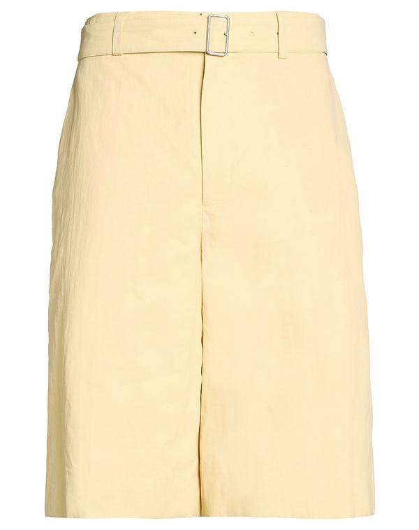 ジル・サンダー メンズ ボトムス ハーフパンツ・ショーツ JIL SANDER ショートパンツ＆バミューダパンツ Pastel Yellow イエロー