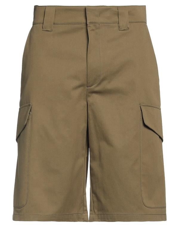 エムエスジイエム メンズ ボトムス ハーフパンツ・ショーツ MSGM ショートパンツ＆バミューダパンツ Military Green グリーン