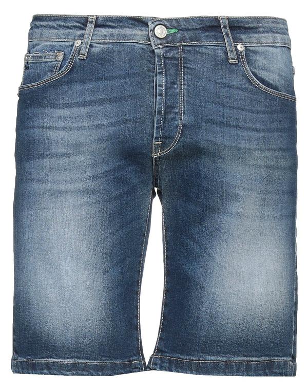 ダニエレ アレッサンドリー二 メンズ ボトムス ハーフパンツ・ショーツ DANIELE ALESSANDRINI HOMME デニムショートパンツ Blue ブルー