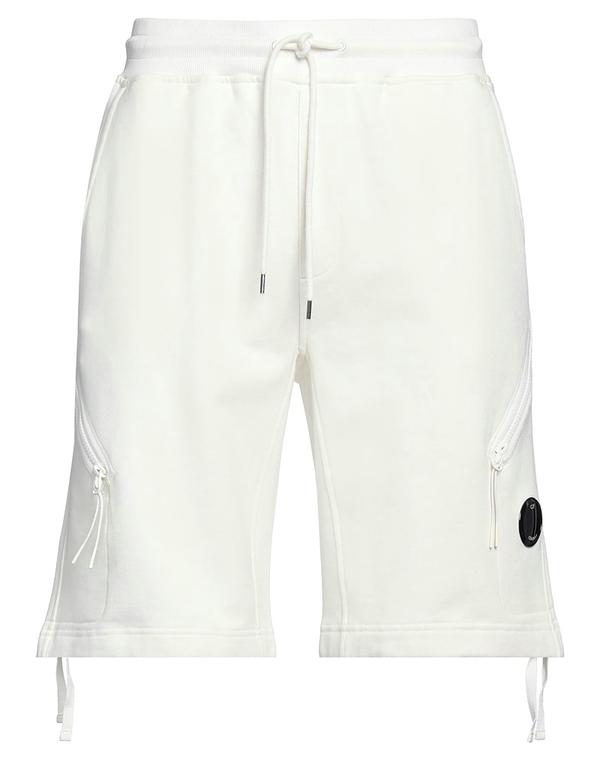 シーピーカンパニー メンズ ボトムス ハーフパンツ・ショーツ C.P. COMPANY スポーツショートパンツ Ivory アイボリー｜ReVida 店