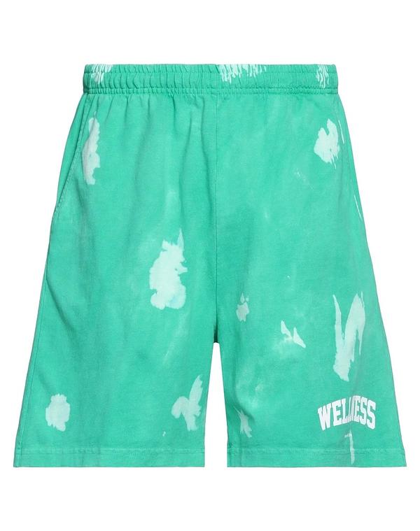 スポーティ アンド リッチ メンズ ボトムス ハーフパンツ・ショーツ SPORTY & RICH スポーツショートパンツ Green グリーン