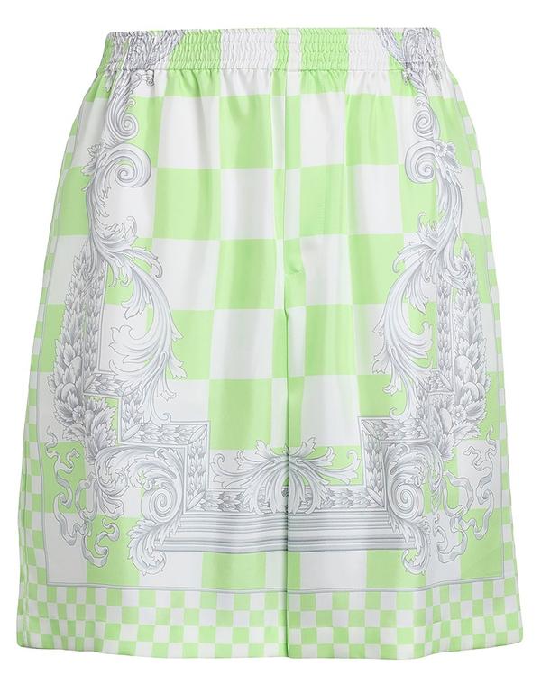 ヴェルサーチ メンズ ボトムス ハーフパンツ・ショーツ VERSACE ショートパンツ＆バミューダパンツ Light Green グリーン 111,400円