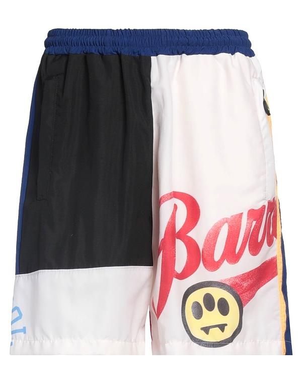 バロー メンズ ボトムス ハーフパンツ・ショーツ BARROW スポーツショートパンツ Black ブラック