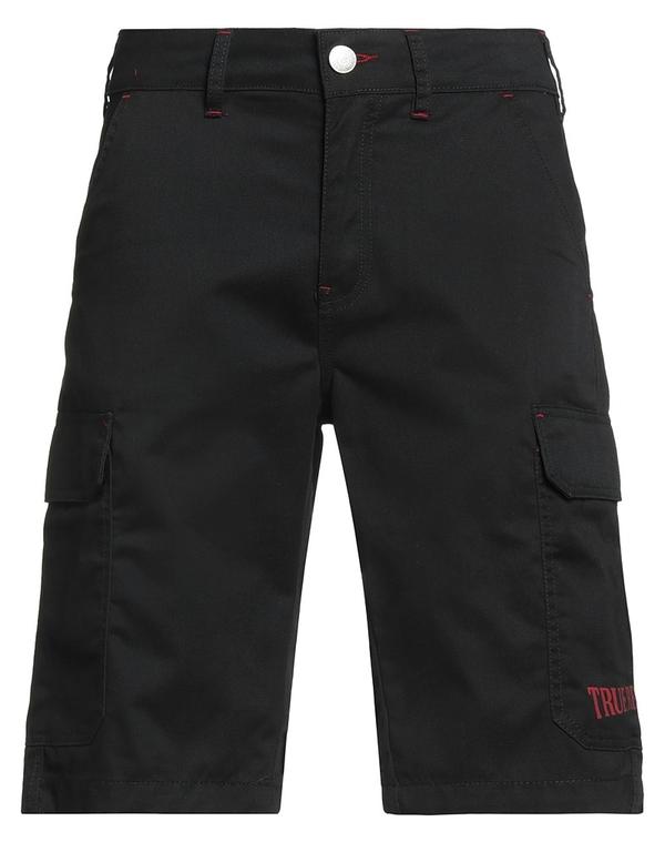 トゥルーレリジョン メンズ ボトムス ハーフパンツ・ショーツ TRUE RELIGION ショートパンツ＆バミューダパンツ Black ブラック