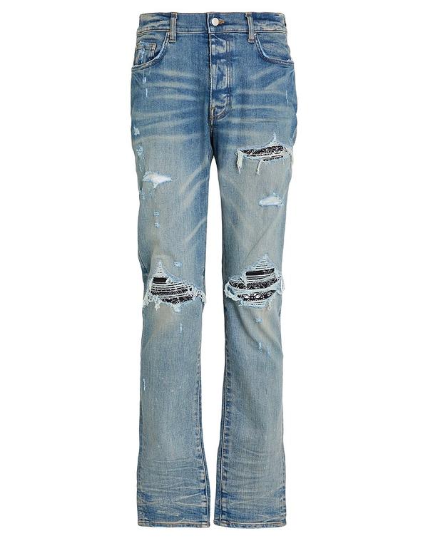 アミリ メンズ ボトムス デニムパンツ AMIRI ジーンズ Blue ブルー｜ReVida 店