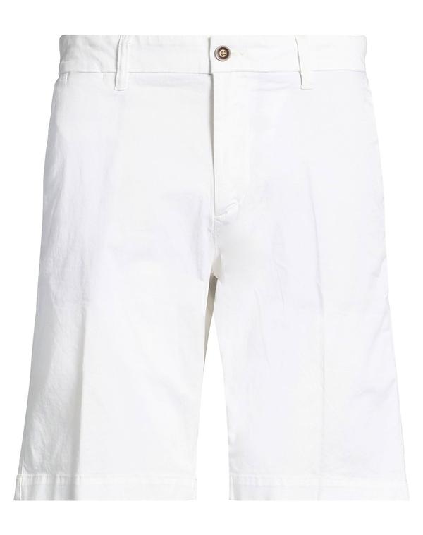 ハーモント & ブレイン メンズ ボトムス ハーフパンツ・ショーツ HARMONT & BLAINE ショートパンツ＆バミューダパンツ White ホワイト
