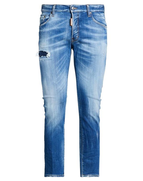 ディースクエアード メンズ ボトムス デニムパンツ DSQUARED2 ジーンズ Blue ブルー｜ReVida 店