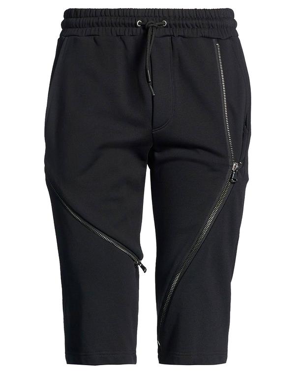 レゾム メンズ ボトムス ハーフパンツ・ショーツ LES HOMMES ショートパンツ&バミューダパンツ Black ブラック