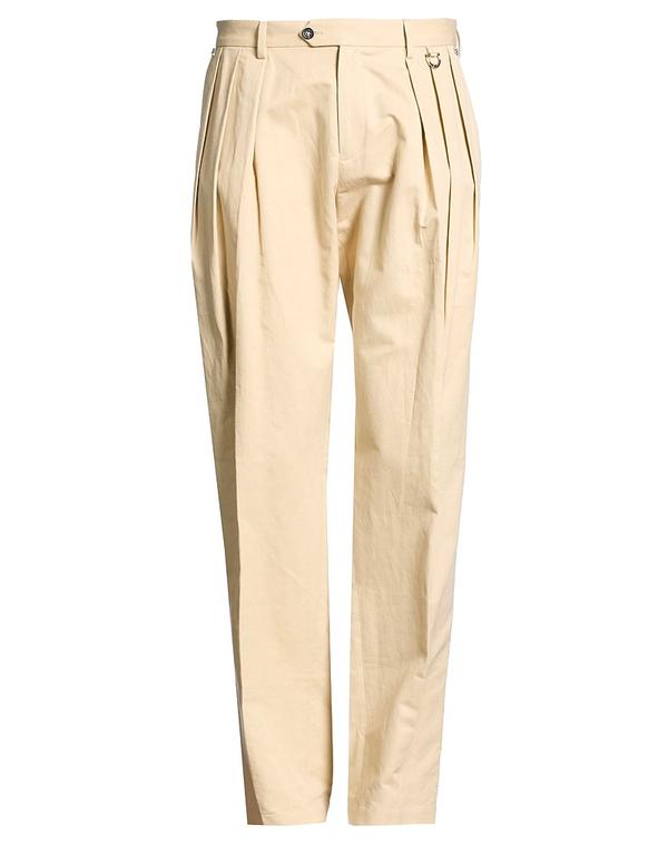 ジョン リッチモンド メンズ ボトムス カジュアルパンツ JOHN RICHMOND クラシックパンツ Beige ベージュ