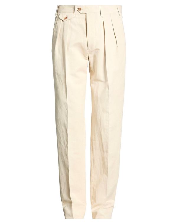 ラルディーニ メンズ ボトムス カジュアルパンツ LARDINI パンツ Off White オフホワイト｜ReVida 店