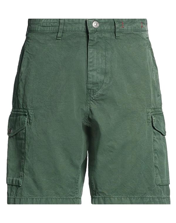 ゲス メンズ ボトムス ハーフパンツ・ショーツ GUESS ショートパンツ＆バミューダパンツ Dark Green グリーン
