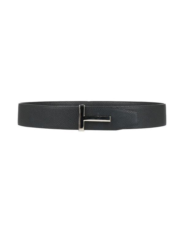 トム・フォード メンズ アクセサリー ベルト TOM FORD レザーベルト Black ブラック