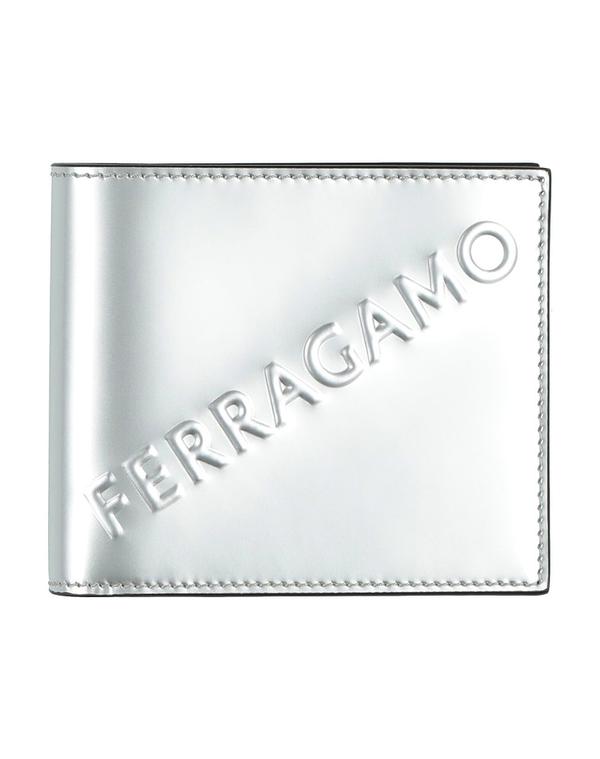 フェラガモ メンズ アクセサリー 財布 FERRAGAMO 財布 Silver シルバー