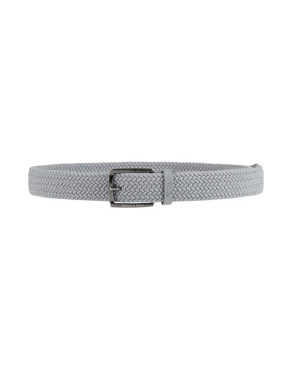 ハーモント & ブレイン メンズ アクセサリー ベルト HARMONT & BLAINE テキスタイルベルト Gray グレー