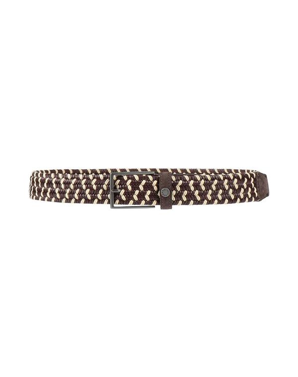 ポールアンドシャーク メンズ アクセサリー ベルト PAUL & SHARK テキスタイルベルト Dark Brown ブラウン