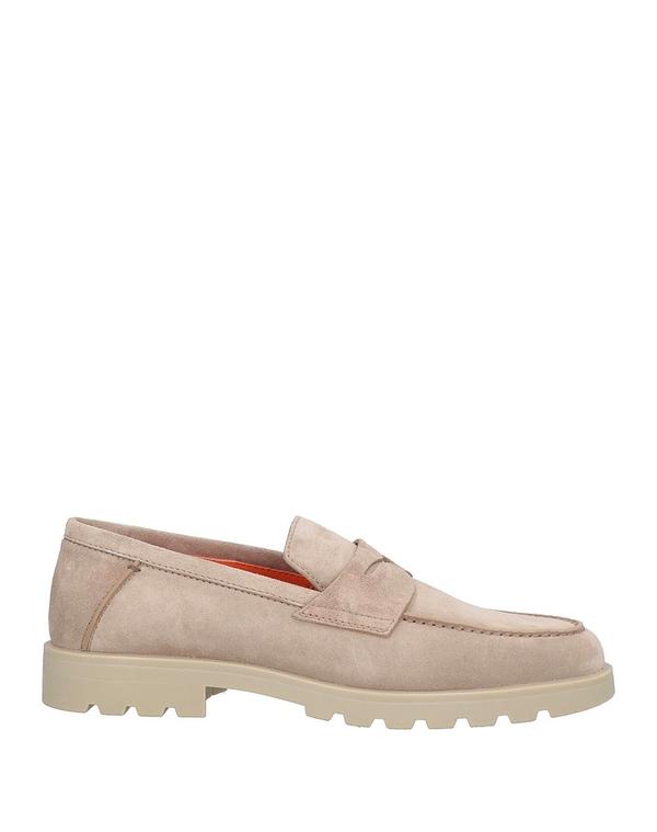 サントーニ メンズ シューズ スリッポン・ローファー SANTONI モカシン Taupe トープ