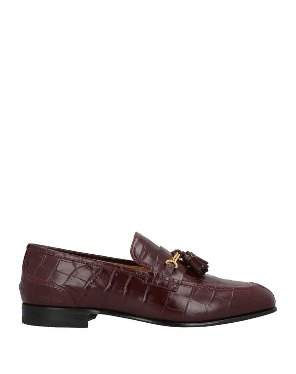バリー メンズ シューズ スリッポン・ローファー BALLY モカシン Burgundy バーガンディ