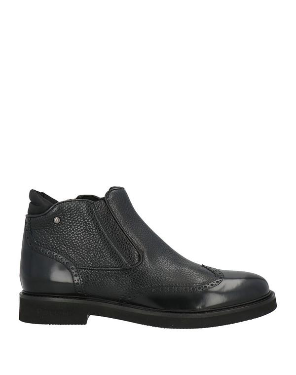 ポリーニ メンズ シューズ ブーツ・レインブーツ POLLINI 遊撃手ブーツ Black 黒いこと