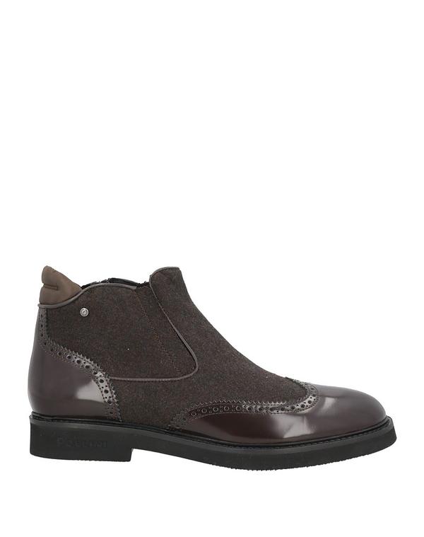 ポリーニ メンズ シューズ ブーツ・レインブーツ POLLINI 遊撃手ブーツ Chocolate Brown 赤銅色