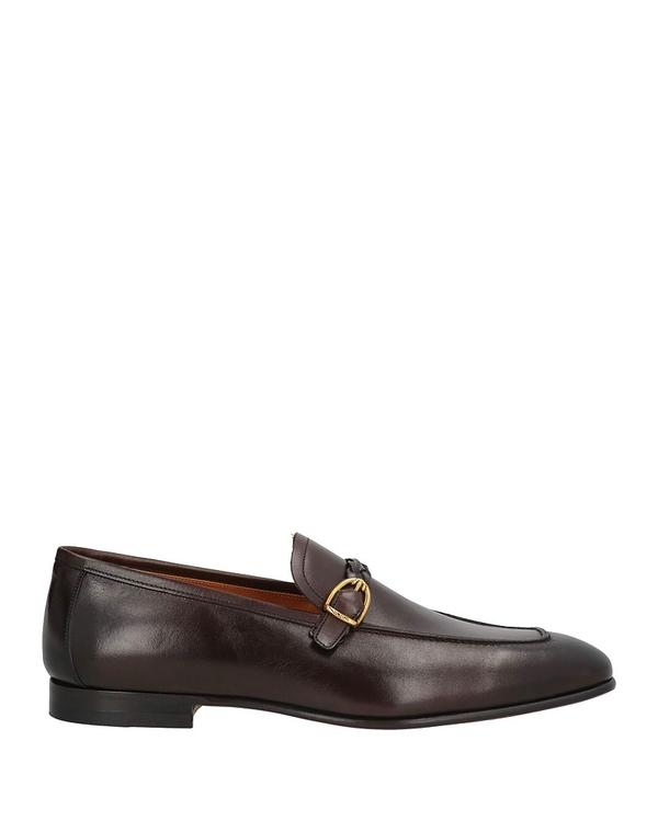 トム・ジェラルド・r・フォード メンズ シューズ スリッポン・ローファー TOM FORD モカシン Dark Brown 赤銅色