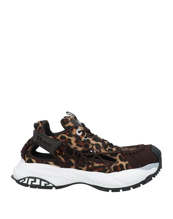 ヴェルサーチ メンズ シューズ スニーカー VERSACE スニーカー Dark Brown ブラウン｜ReVida 店