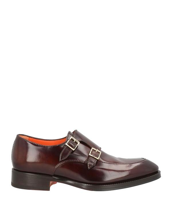 サントーニ メンズ シューズ スリッポン・ローファー SANTONI モカシン Dark Brown 赤銅色