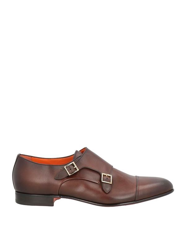 サントーニ メンズ シューズ スリッポン・ローファー SANTONI モカシン Dark Brown ブラウン