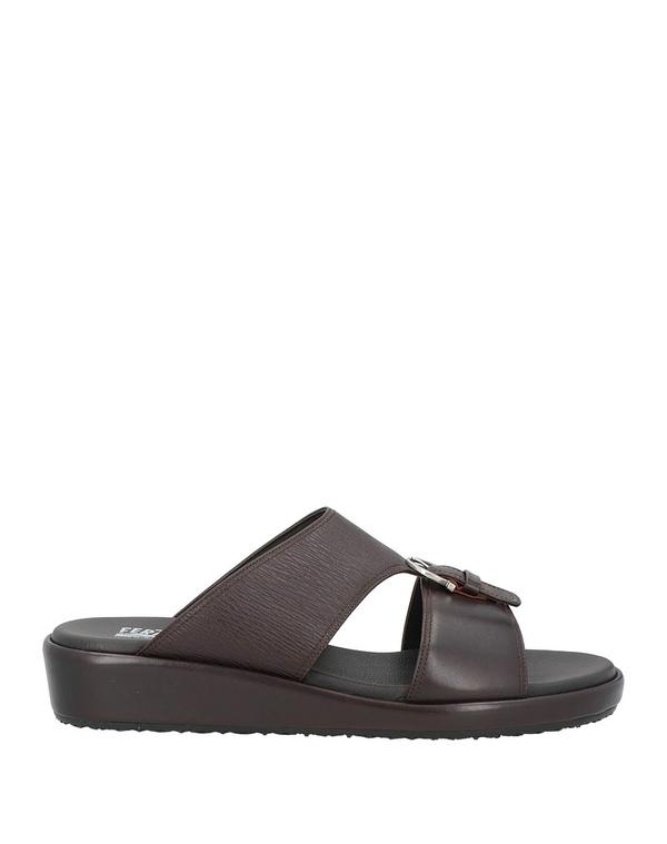 フェラガモ メンズ シューズ サンダル FERRAGAMO サンダル Dark Brown ブラウン