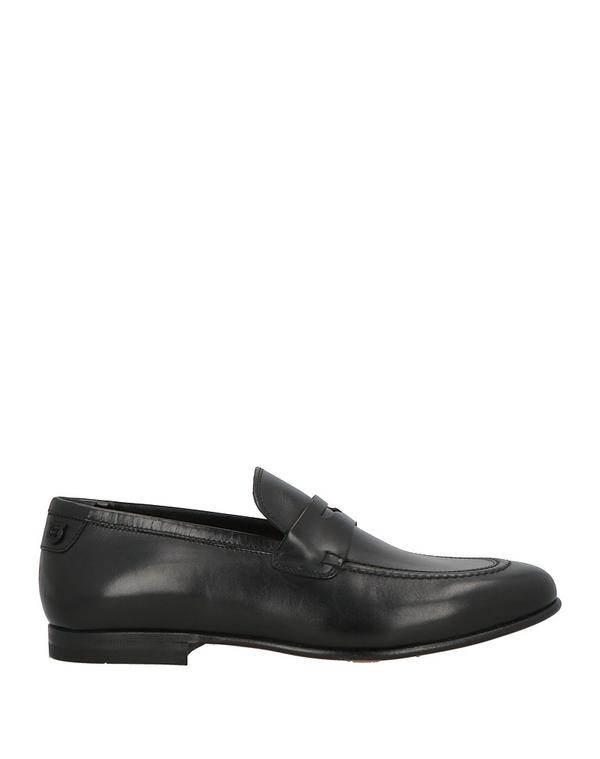 フェラガモ メンズ シューズ スリッポン・ローファー FERRAGAMO モカシン Black 黒いこと