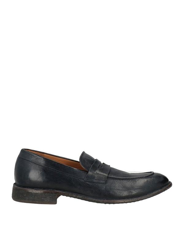モマ メンズ シューズ スリッポン・ローファー MOMA モカシン Midnight Blue 青色 靴-ローファー