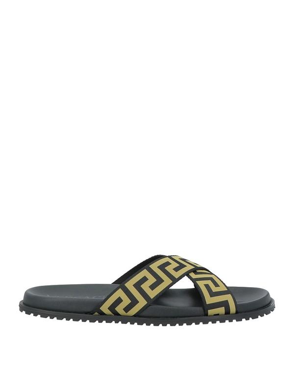 ヴェルサーチ メンズ シューズ サンダル VERSACE サンダル Khaki カーキ