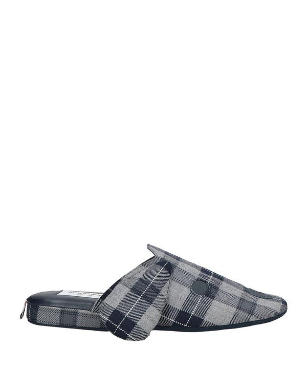 トム赤銅色 メンズ シューズ サンダル THOM BROWNE 横すべりサンダル＆家庭用スリッパ Gray 薄墨色