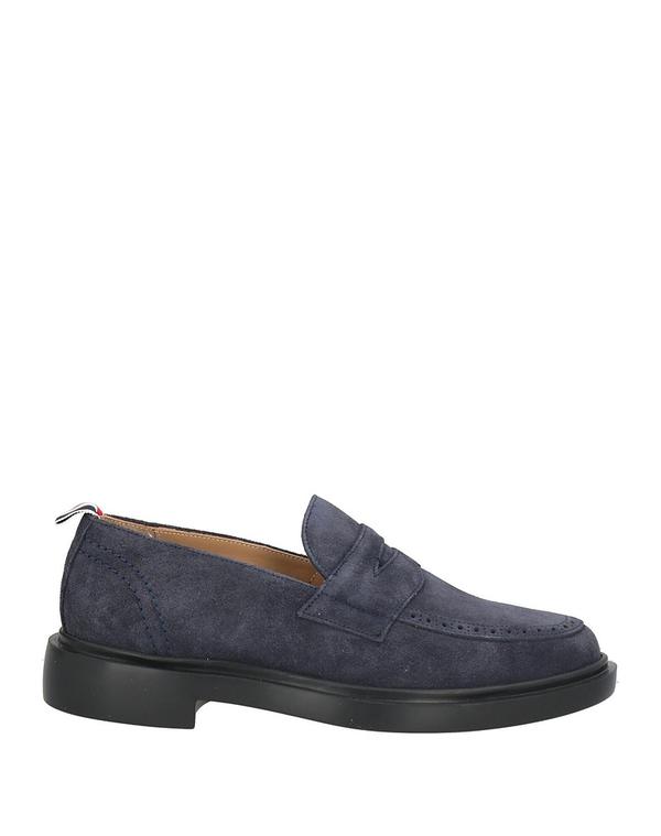 トムブラウン メンズ シューズ スリッポン・ローファー THOM BROWNE モカシン Navy ネイビー